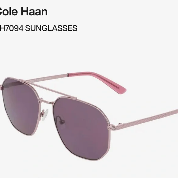 Cole Haan Gold Frame Sunglasses NWT - Picture 9 of 9